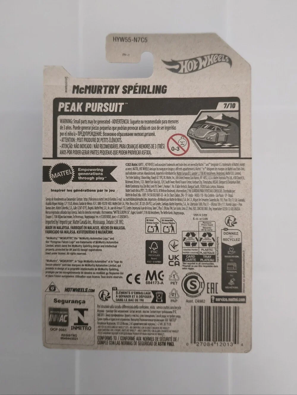 Hot Wheels 2025 McMurtry Speirling